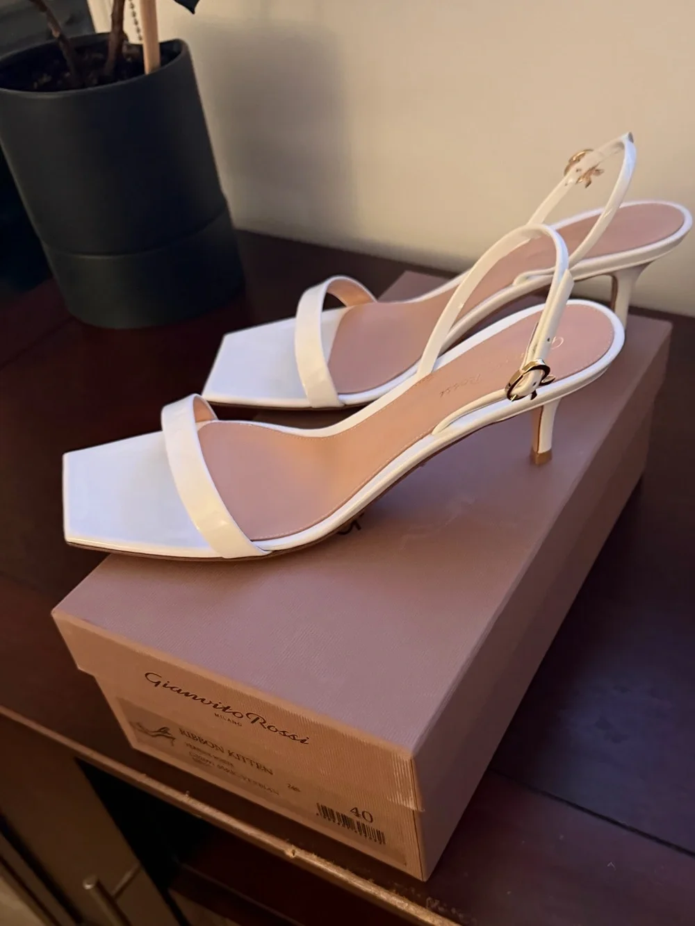 Gianvito Rossi sleek white